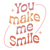 You make me smile Poster Canvas Movie Film Print A0 A1 A2 A3 A4 A5 A6 Art Wall D