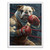 Regal Dog Boxer Quirky Animal Wall Art Print Dog Boxing Poster Art Dog Painting