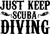 Just keep scuba diving (2) Poster Canvas Movie Film Print A0 A1 A2 A3 A4 A5 A6 A