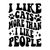 I Like Cats More Than I Like People (2) Poster Canvas Movie Film Print A0 A1 A2
