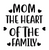 mom the heart of the family-01 (2) Poster Canvas Movie Film Print A0 A1 A2 A3 A4