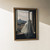 Ghost watching over city art print - moody Edinburgh architecture dark academia