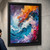 Abstract Waves of Life Poster Wall Art Prints for Living Room Picture Abstract A