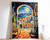 3_Algeria Travel Print, Algerian Floral Poster, Islamic Wall Art, Folk Art Poste