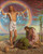 William Holman Hunt - Christ and the two Marys Poster Canvas Movie Film Print A0