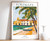 1_Fortaleza Print, Fortaleza Travel Poster, Brazil Travel Print, Tropical Decor,