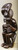 1801-1900 Statue de musicien Tshokwe, wood, Angola Rule of musician Tshokwe, Woo