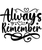 Always remember-01 Poster Canvas Movie Film Print A0 A1 A2 A3 A4 A5 A6 Art Wall