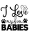 I Love My Fur Babies-01 Poster Canvas Movie Film Print A0 A1 A2 A3 A4 A5 A6 Art
