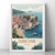 Majestic Dubrovnik Croatia Travel Poster - Historic Walled City Art Print Poster