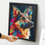 Abstract German Shepherd Print Unique Dog Gift Alsatian Illustration Wall Art (3