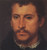218. detail of the portrait of a man, called the young english Poster Canvas Mov