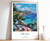 5_Israel Print, Israel Travel Poster, Middle East Travel Print, Jewish Decor, Gi