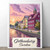 Gorgeous Gothenburg Sweden Travel Poster - Colorful Canal Houses Art Print Poste