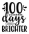 100 Days Brighter-01 (9) Poster Canvas Movie Film Print A0 A1 A2 A3 A4 A5 A6 Art