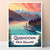 Captivating Queenstown New Zealand Travel Poster - Lake Wakatipu Art Print Poste