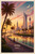 Mesmerizing Sitra, Bahrain Travel Poster - Exotic Cityscape Art Print Poster Mov