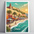 Captivating Sousse Tunisia Travel Poster - Vibrant Mediterranean Oasis Art Print