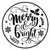 Merry & Bright Poster Canvas Movie Film Print A0 A1 A2 A3 A4 A5 A6 Art Wall Deco