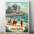 Constanta Romania Travel Poster - Black Sea Coastal Cityscape Art Print Poster C