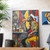The African Barman African Digital Printable Art Abstract Afro Wall Art Afrocent
