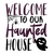 Welcome to Our Haunted House Poster Canvas Movie Film Print A0 A1 A2 A3 A4 A5 A6