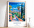 5_Isfahan Print, Isfahan Travel Poster, Middle East Travel Print, Islamic Decor,