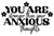 Youarestrongerthanyouranxiousthoughts Poster Canvas Movie Film Print A0 A1 A2 A3