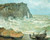 Monet- Etretat, Rough Sea Poster Canvas Movie Film Print A0 A1 A2 A3 A4 A5 A6 Ar
