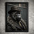 Vintage Gorilla Art Print Steampunk Wall Art Black White Animal Portrait Print P