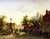 PraagvanAlexander-View_of_Leiden-Sun Poster Canvas Movie Film Print A0 A1 A2 A3