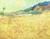 Vincent Van Gogh - The wheatfield behind St Paul's hospital at the fall of day w