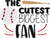 The Cutest Biggest Fan Poster Canvas Movie Film Print A0 A1 A2 A3 A4 A5 A6 Art
