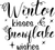 Winter Kisses & Snowflake Wishes Poster Canvas Movie Film Print A0 A1 A2 A3 A4 A