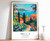 5_Mecca Print, Mecca Travel Poster, Saudi Arabia Poster, Islamic Decor, Middle E