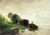 laundress-on-the-banks-of-the-river Poster Canvas Movie Film Print A0 A1 A2 A3 A