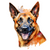 Belgian Malinois (5) Poster Canvas Movie Film Print A0 A1 A2 A3 A4 A5 A6 Art Wal