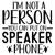 im not a person you can put on speaker phone Poster Canvas Movie Film Print A0 A