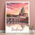 Breathtaking Toulouse France Travel Poster - Iconic Landmarks Watercolor Art Pri