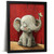 Cartoon Nursery Elephant Wall Art Print Animal Artwork Elephant Nursery Print (3