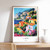 8_Capri Poster, Italy Poster, Mediterranean Poster, Coastal Decor, Ocean Poster,