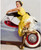 Pinup Girl - Cover Up 1955 Poster Canvas Picture Art Movie Car Game Film