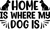 Home Is Where My Dog Is (2) Poster Canvas Movie Film Print A0 A1 A2 A3 A4 A5 A6