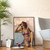 Black Woman Drinking Wine in a Bathtub Wall Art Black Woman Bathroom Art African