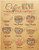 coffemenu Poster Canvas Movie Film Print A0 A1 A2 A3 A4 A5 A6 Art Wall Decoratio