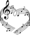 Music Note (2) Poster Canvas Movie Film Print A0 A1 A2 A3 A4 A5 A6 Art Wall Deco
