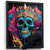Colourful Skull Wall Art Skeletor In A Crown Print Grunge Emo Artwork A5 A4 A3 P
