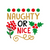 Naughty Or Nice Poster Canvas Movie Film Print A0 A1 A2 A3 A4 A5 A6 Art Wall Dec