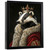 Vintage Badger King Wall Print Painting Animal Wall Art Badger King Picture Home