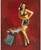 Pinup Girl - I Must Be Going To Wa Poster Canvas Picture Art Movie Car Game Film